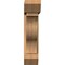 Ekena Millwork Funston Slat Smooth Bracket w/ Offset Brace, Western Red Cedar, 7 1/2"W x 28"D x 32"H BKT0806X28X32FST06SWR - alternate 2